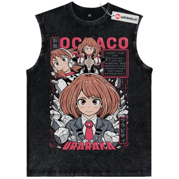 Ochaco Uraraka Tank Top, MHA Tank Top, Anime Tank Top, Vintage Tank Top