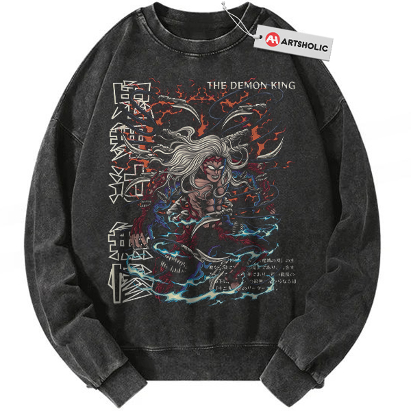 Muzan Kibutsuji Sweatshirt, Demon Slayer Sweatshirt, Anime Sweatshirt, Vintage Sweatshirt