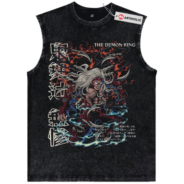 Muzan Kibutsuji Tank Top, Demon Slayer Tank Top, Anime Tank Top, Vintage Tank Top