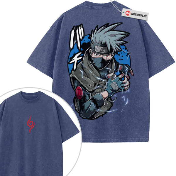 Kakashi Hatake Shirt, Naruto Shirt, Anime Shirt, Vintage T-Shirt 2-Sided