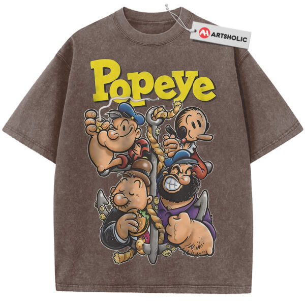 Popeye the Sailor Man Shirt, Animated Shirt, Vintage T-Shirt