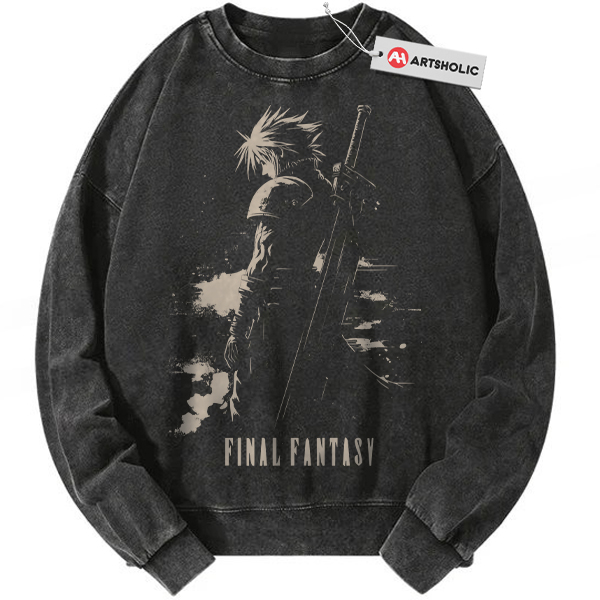 Cloud Strife Sweatshirt, Final Fantasy Sweatshirt, Game Sweatshirt, Vintage Sweater