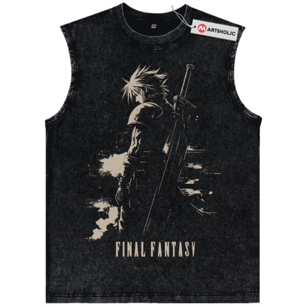 Cloud Strife Tank Top, Final Fantasy Tank Top, Game Tank Top, Vintage Tank Top