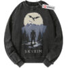 The Elder Scrolls V: Skyrim Sweatshirt, Game Sweatshirt, Vintage Sweater
