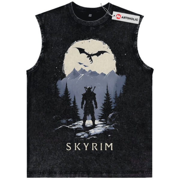 The Elder Scrolls V: Skyrim Tank Top, Game Tank Top, Vintage Tank Top
