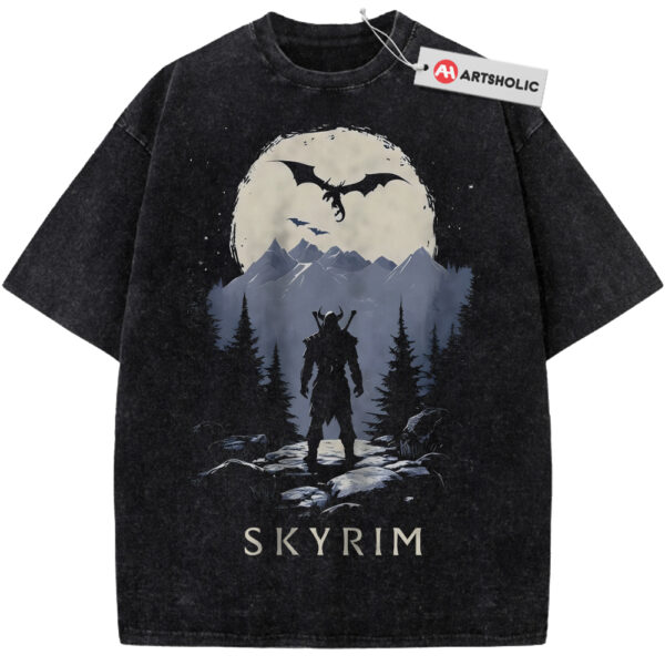 The Elder Scrolls V: Skyrim Shirt, Game Shirt, Vintage Tee
