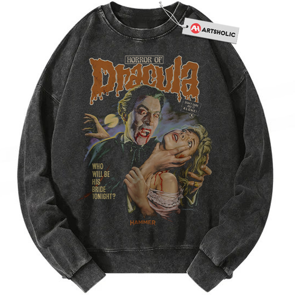 Dracula Sweatshirt, Horror Movie Sweatshirt, Vintage Sweater