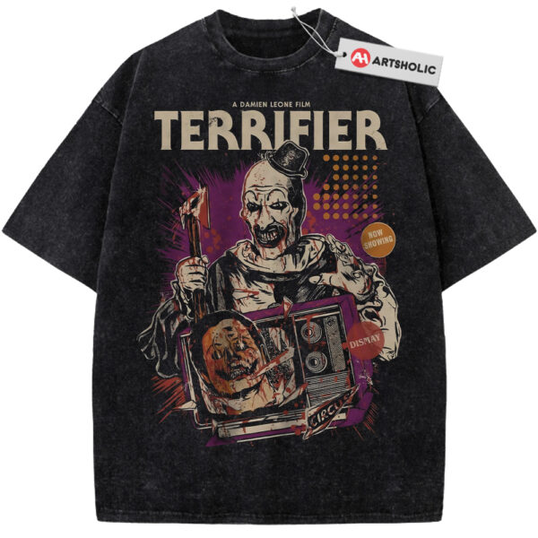 Art the Clown Shirt, Terrifier Shirt, Horror Movie Shirt, Vintage Tee