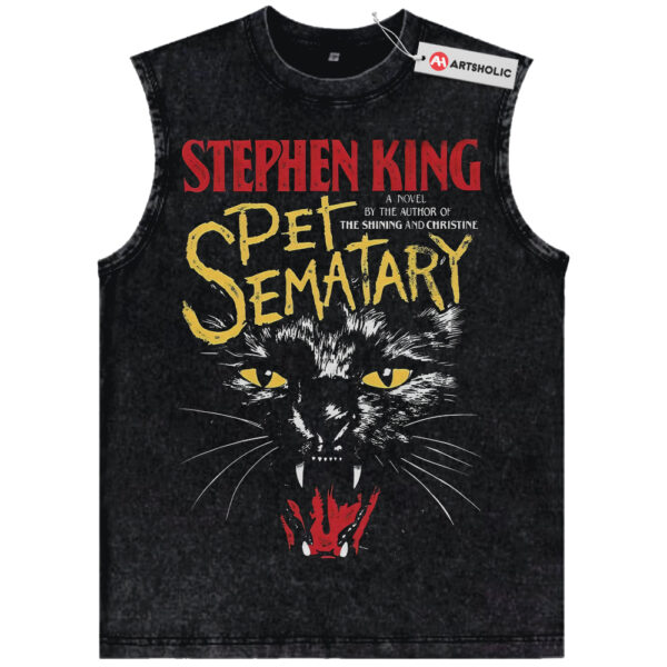 Pet Sematary Tank Top, Horror Movie Tank Top, Halloween Tank Top, Vintage Tank Top