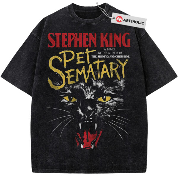 Pet Sematary Shirt, Horror Movie Shirt, Halloween Shirt, Vintage Tee