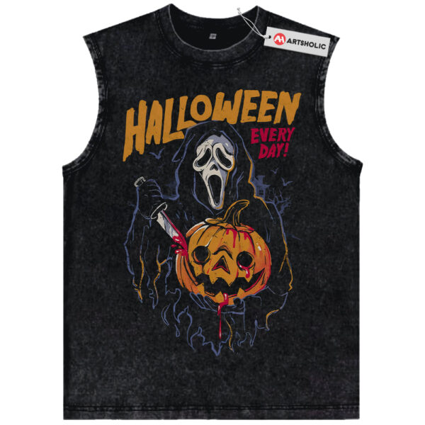 Ghostface Tank Top, Scream Tank Top, Halloween Tank Top, Horror Tank Top, Vintage Tank Top