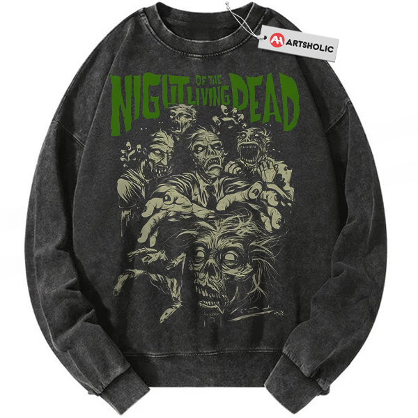 Night of the Living Dead Sweatshirt, Horror Movie Sweatshirt, Halloween Sweatshirt, Vintage Sweater