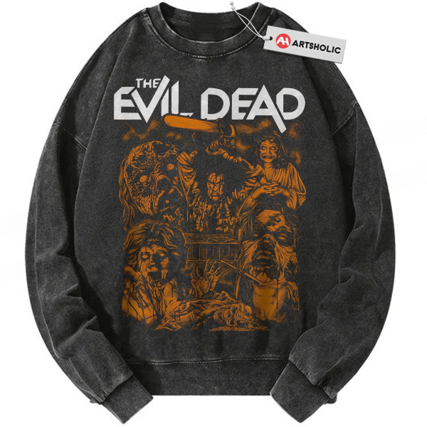 The Evil Dead Sweatshirt, Horror Movie Sweatshirt, Halloween Sweatshirt, Vintage Sweater