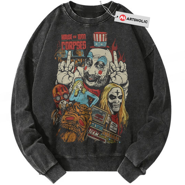 House of 1000 Corpses Sweatshirt, Horror Movie Sweatshirt, Halloween Sweatshirt, Vintage Sweater