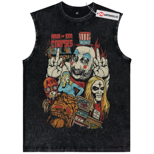 House of 1000 Corpses Tank Top, Horror Movie Tank Top, Halloween Tank Top, Vintage Tank Top