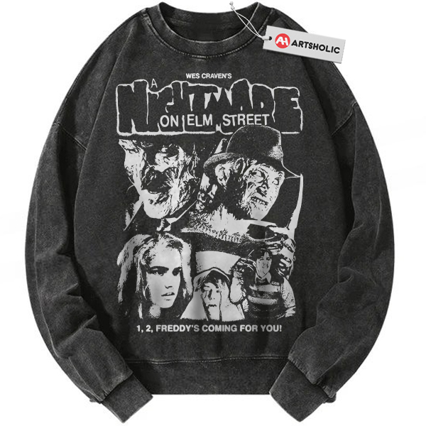 Freddy Krueger Sweatshirt, A Nightmare on Elm Street Sweatshirt, Horror Movie Sweatshirt, Halloween Sweatshirt, Vintage Sweatshirt