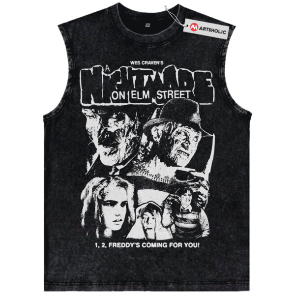 Freddy Krueger Tank Top, A Nightmare on Elm Street Tank Top, Horror Movie Tank Top, Halloween Tank Top, Vintage Tank Top