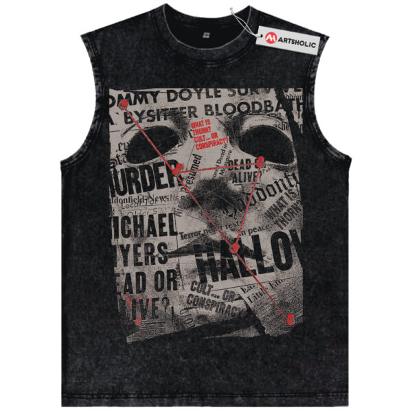 Michael Myers Tank Top, Halloween Tank Top, Vintage Tank Top