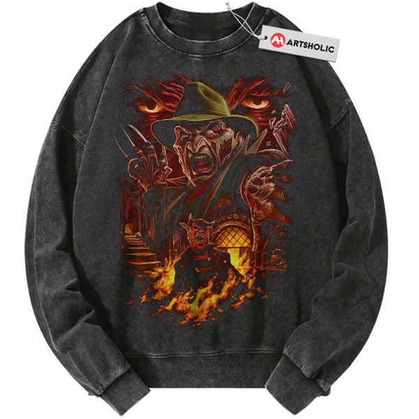 Freddy Krueger Sweatshirt, A Nightmare on Elm Street Sweatshirt, Horror Movie Sweatshirt, Halloween Sweatshirt, Vintage Sweatshirt