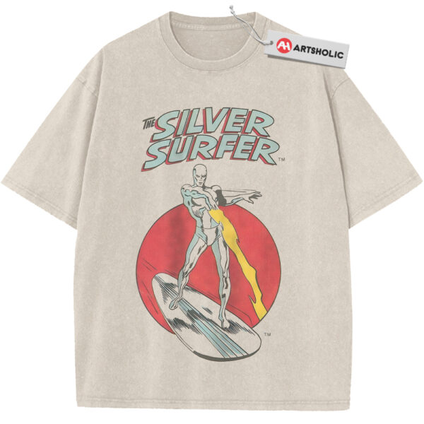 Silver Surfer Shirt, Marvel Comics Shirt, Vintage Tee