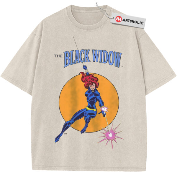 Black Widow Shirt, Natasha Romanoff Shirt, Marvel Comics Shirt, Vintage Tee