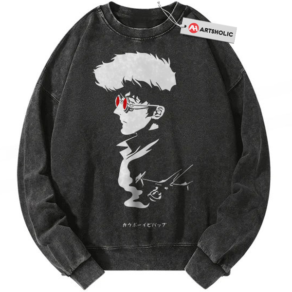 Spike Spiegel Sweatshirt, Cowboy Bebop Sweatshirt, Anime Sweatshirt, Vintage Sweatshirt
