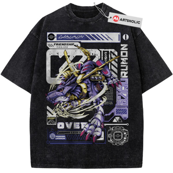 Metal Garurumon Shirt, Digimon Shirt, Anime Shirt, Vintage Tee