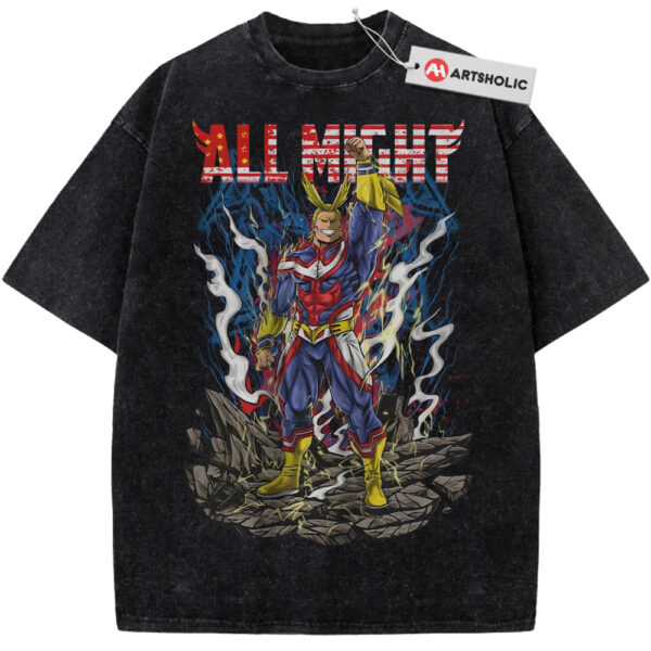 All Might Shirt, Toshinori Yagi Shirt, MHA Shirt, Anime Shirt, Vintage Tee