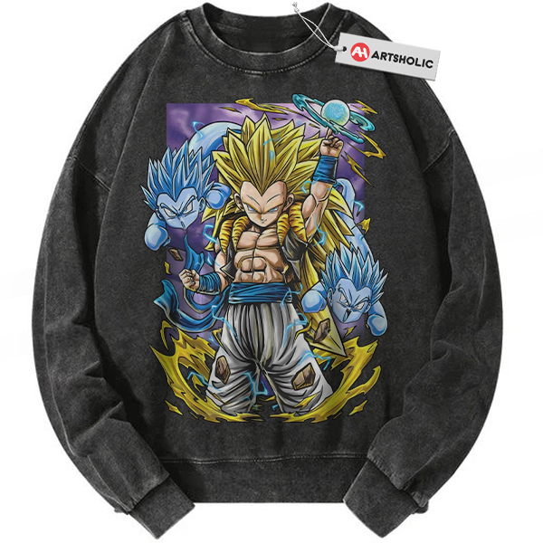 Gotenks Sweatshirt, Dragon Ball Sweatshirt, DBZ Sweatshirt, Anime Sweatshirt, Vintage Sweatshirt