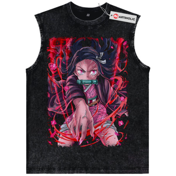 Nezuko Kamado Tank Top, Demon Slayer Tank Top, Anime Tank Top, Vintage Tank Top