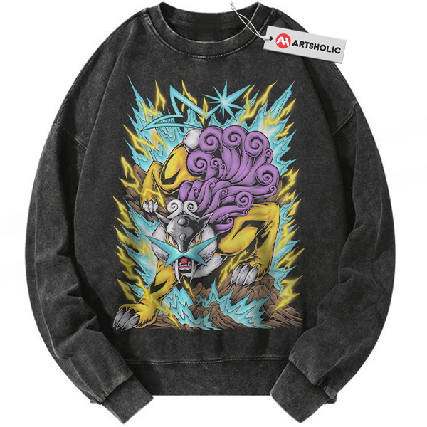 Raikou Sweatshirt, Anime Sweatshirt, Vintage Sweatshirt