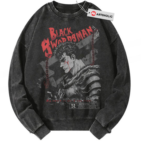 Guts Sweatshirt, Berserk Sweatshirt, Anime Sweatshirt, Vintage Sweatshirt