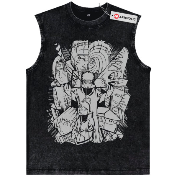 Akatsuki Tank Top, Naruto Tank Top, Anime Tank Top, Vintage Tank Top