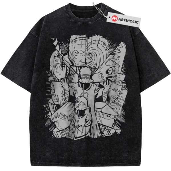 Akatsuki Shirt, Naruto Shirt, Anime Shirt, Vintage T-Shirt