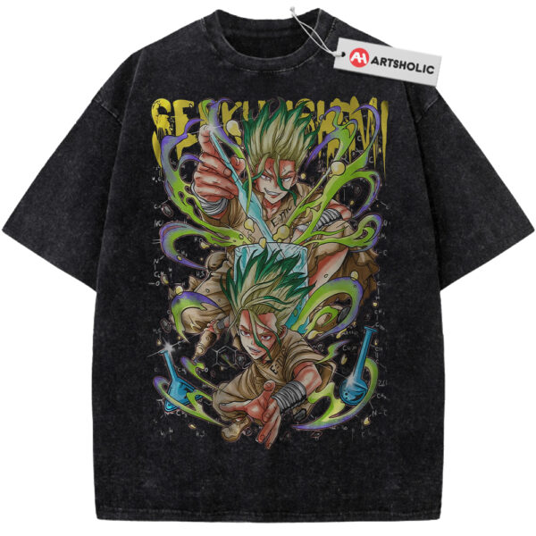 Senku Ishigami Shirt, Dr. Stone Shirt, Anime Shirt, Vintage Tee