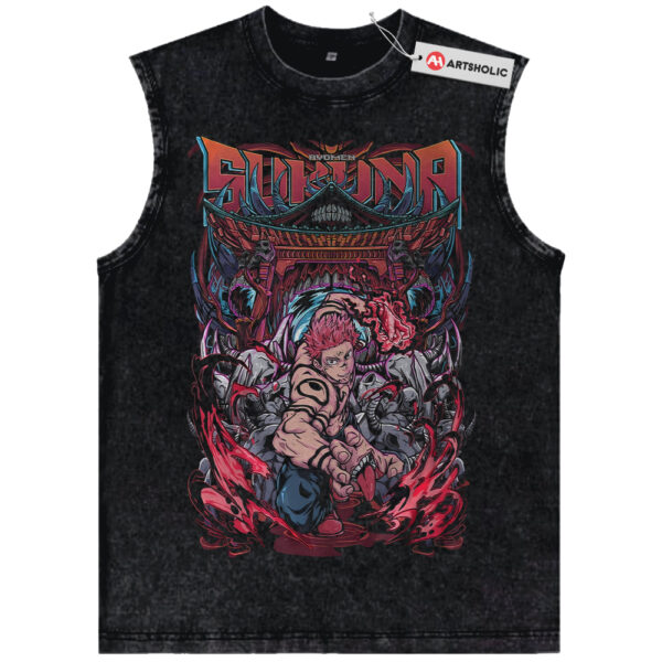Ryomen Sukuna Tank Top, Jujutsu Kaisen Tank Top, Anime Tank Top, Vintage Tank Top