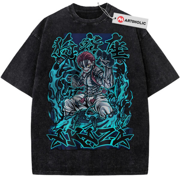 Akaza Shirt, Demon Slayer Shirt, Anime Shirt, Vintage T-Shirt