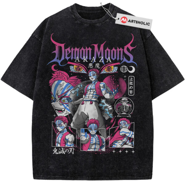 Akaza Shirt, Demon Slayer Shirt, Anime Shirt, Vintage T-Shirt