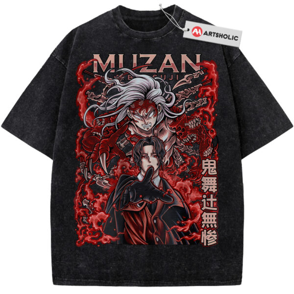 Muzan Kibutsuji Shirt, Demon Slayer Shirt, Anime Shirt, Vintage T-Shirt