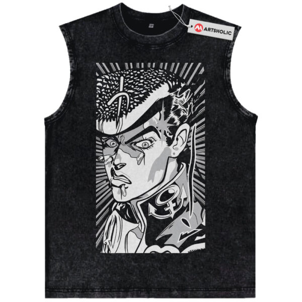 Josuke Higashikata Tank Top, JoJo's Bizarre Adventure Tank Top, Anime Tank Top, Vintage Tank Top