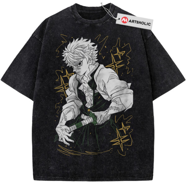Sanemi Shinazugawa Shirt, Demon Slayer Shirt, Anime Shirt, Vintage Tee