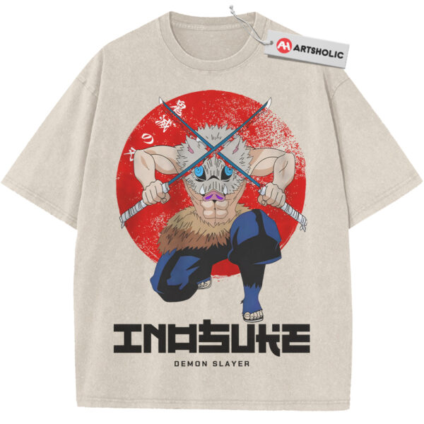 Inosuke Hashibira Shirt, Demon Slayer Shirt, Anime Shirt, Vintage Tee