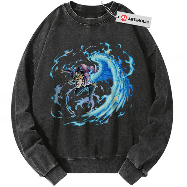 Marco Sweatshirt, One Piece Sweatshirt, Anime Sweatshirt, Vintage Sweatshirt
