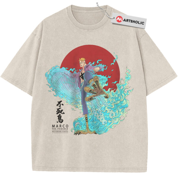 Marco Shirt, One Piece Shirt, Anime Shirt, Vintage T-Shirt