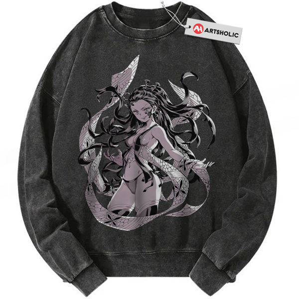 Daki Sweatshirt, Demon Slayer Sweatshirt, Anime Sweatshirt, Vintage Sweatshirt