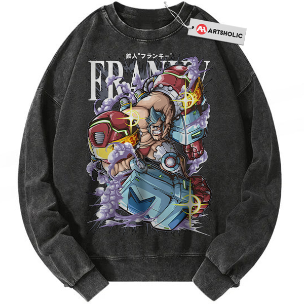 Franky Sweatshirt, One Piece Sweatshirt, Anime Sweatshirt, Vintage Sweatshirt