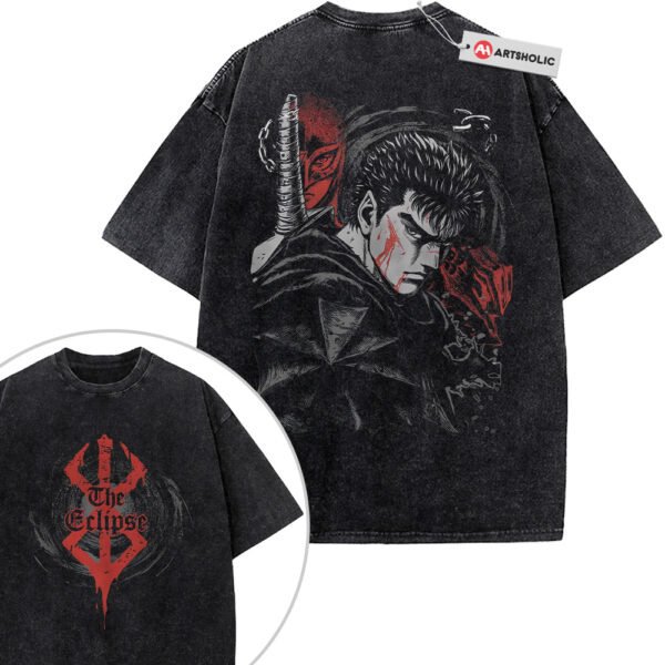 Guts Shirt, Berserk Shirt, Anime Shirt, Vintage T-Shirt 2-Sided