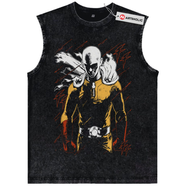 Saitama Tank Top, One Punch Man Tank Top, Anime Tank Top, Vintage Tank Top