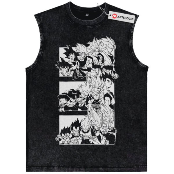 Vegeta Tank Top, Son Goku Tank Top, Gohan Tank Top, Dragon Ball Tank Top, DBZ Tank Top, Anime Tank Top, Vintage Tank Top
