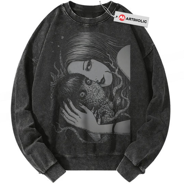 Tomie Kawakami Sweatshirt, Junji Ito Sweatshirt, Horror Anime Sweatshirt, Vintage Sweatshirt